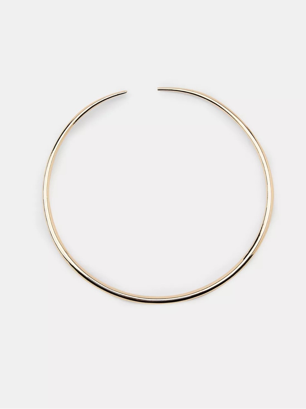 ZARA Minimal Gold Open Choker Necklace